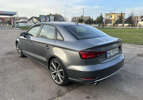Audi A3 cena 76800 przebieg: 91232, rok produkcji 2017 z Ostrołęka małe 781